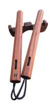 Load image into Gallery viewer, Solid wood hand made mahogany nunchakus straight or tapered