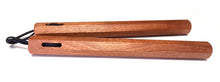Load image into Gallery viewer, Solid wood hand made mahogany nunchakus straight or tapered