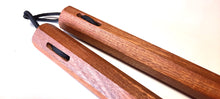 Load image into Gallery viewer, Solid wood hand made mahogany nunchakus straight or tapered