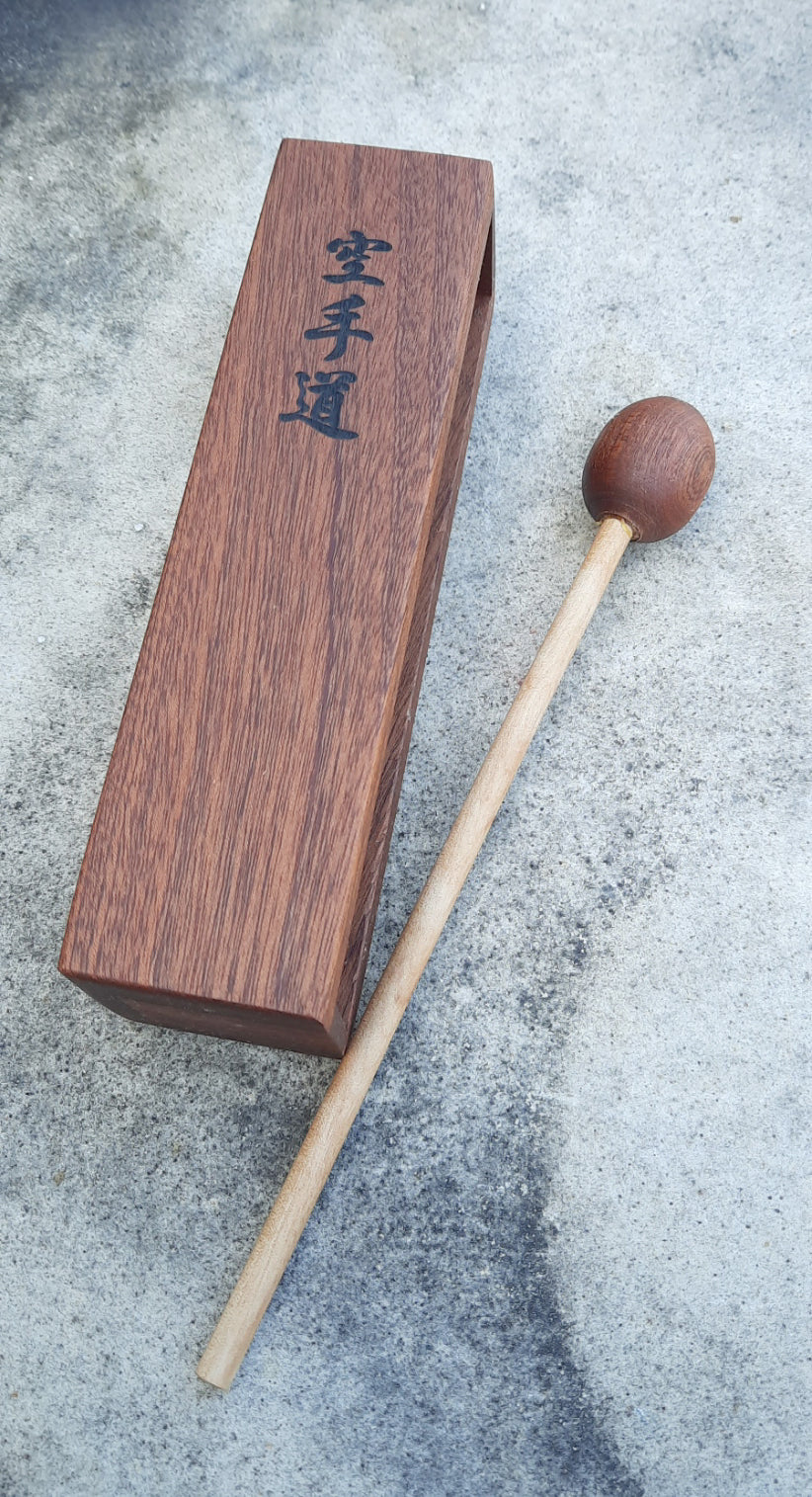 Japanese traditional instrument rhythmic bass wood block clapper percussion